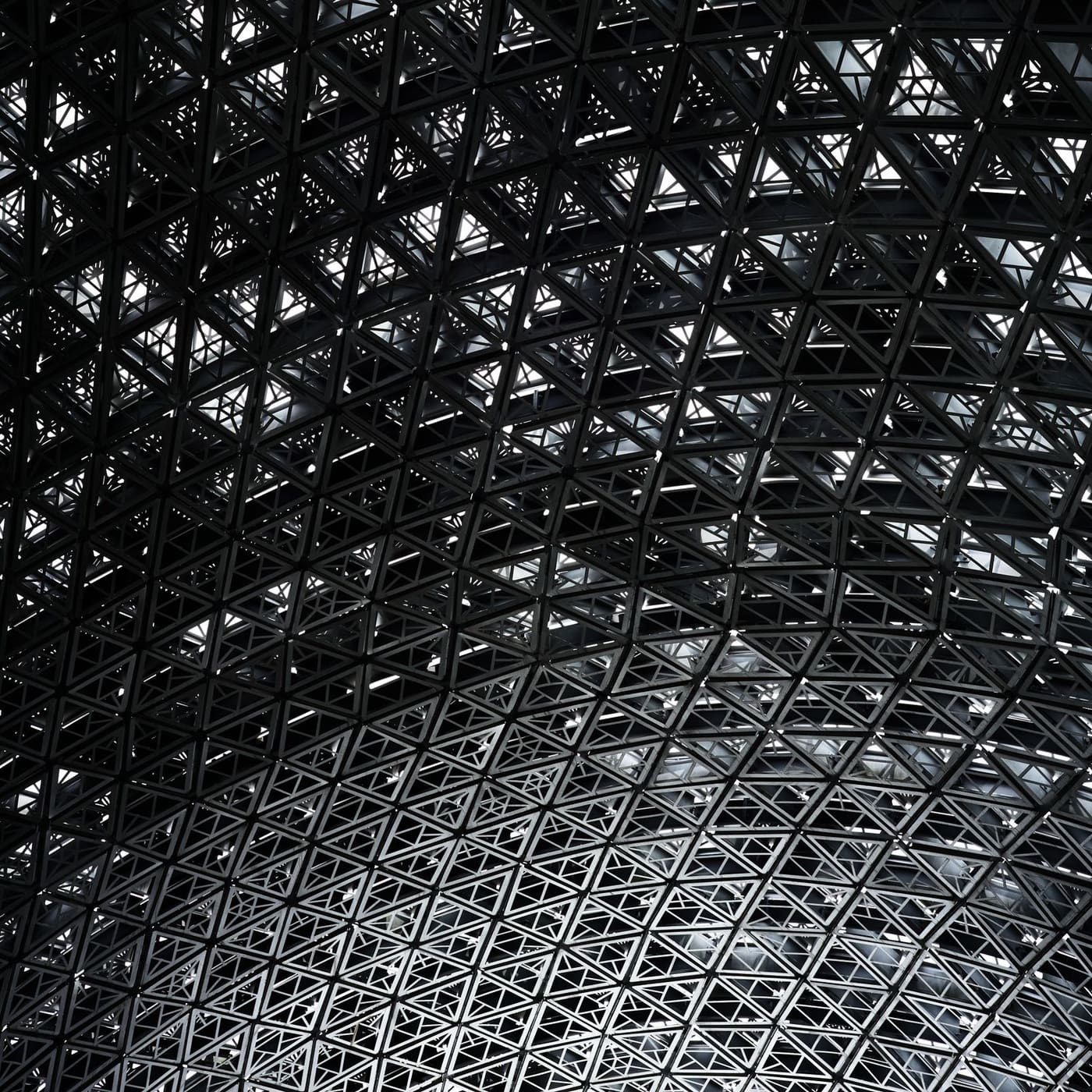 Extreme close-up showing the intricate lattice geometry of a high-resolution 3D print.
